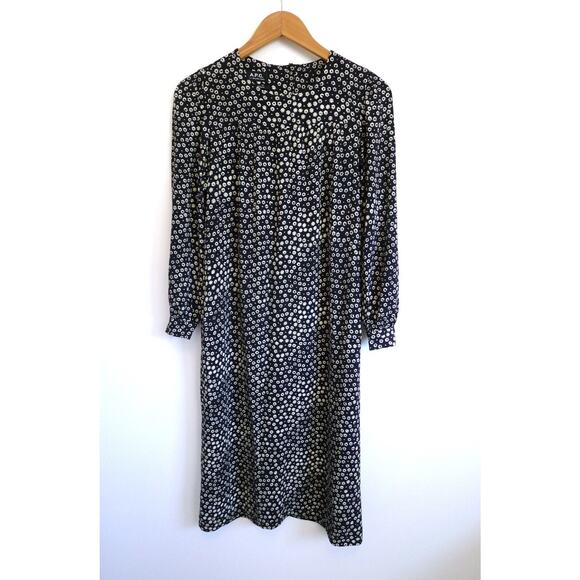 A.P.C. Marguerite Belted Floral Print Midi Dress SSENSE Garmentory 36 S $595 - Picture 6 of 16